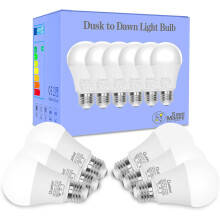 Ampoules LED crépusculaires 12 W 6000 K blanc froid (lot de 6)