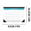 τεμάχια 2026-2027 Ημερολόγιο τοίχου – Χοντρό χαρτί, με σήμανση αργιών των ΗΠΑ, 5
