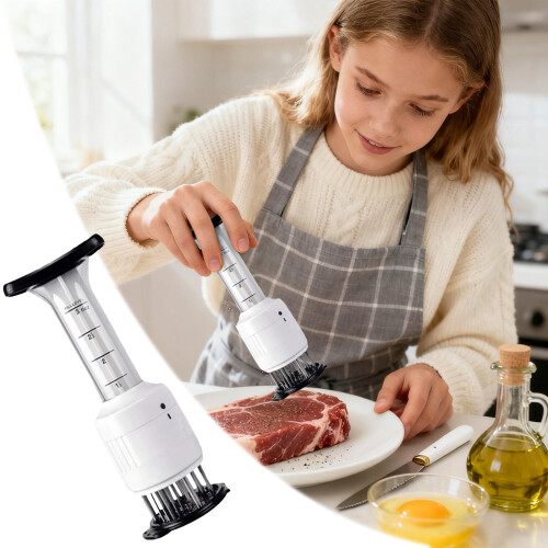 不锈钢肉用腌料注射器 手动 1