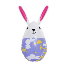 Aufblasbares Osterdekorationsset – Riesige Ostereier und aufblasbarer Osterhase für den Garten, perfekt für Osterdekorationen im Freien,