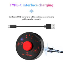 Pédale de Tourne-Page Sans Fil Tourne-Page de Musique Portable Pédale de Contrôle Rechargeable pour Tablettes Téléphones Multimédia