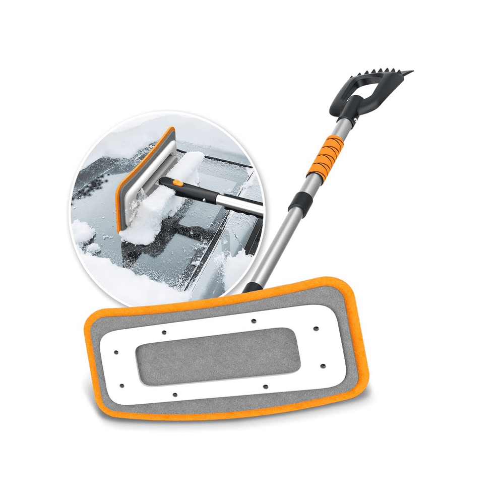 Extendable Snow Brush 35"-27", 180 Pivoting Head, Ice Scraper & Shovel For Car, Truck, Suv, Van, Rv Â Compatible With Saffron 9405492146846