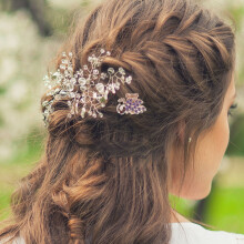 6 Mini-Haarspangen mit Strasssteinen aus Legierung für Haarschmuck, Damen, Partys