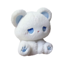 Cat plush toy soft multi-color 1 piece