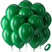 Ballons en latex verts de 30 cm (12 pouces), paquet de 100