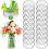 12 wiederverwendbare Metall-Blumengitter-Vasengitter, Blumengitter-Stiftgitter 4
