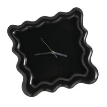 simple Art Wall Clock For Modern Space Including Living Room And Offices With Accurate Quiet Movement