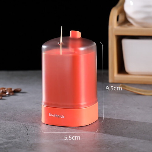 Dinnerware set Automatic Pop-up Toothpick Box Holder Container Portable Toothpick Dispenser