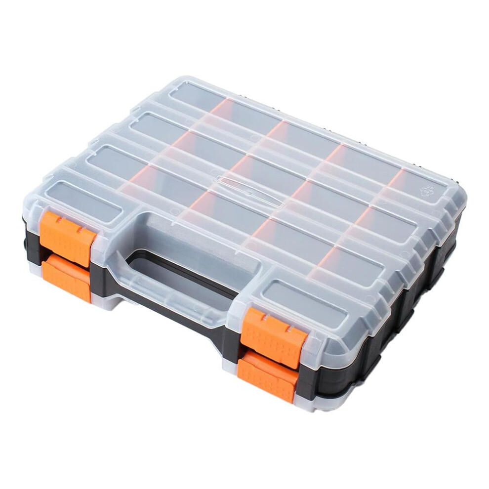 34-Compartment Tool Box With Lid & Removable Dividers Â Portable Organizer For Hardware, Screws, Bolts, Nails, Beads, Jewelry Â Compatible With 9071309028805