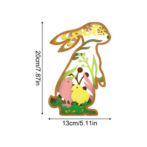 Easter Bunny Figurine Set, Collection of Rabbit Statues for Table, Complete Spring Decor Display & Gift Bundle B 1PC 1