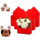 Valentinstag-Geschenkverpackung mit Blumenmuster, 5 Stück 1