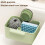 Kitchen Sink Drain Basket with Suction Cup, Press Bottom Open, Filter Waste 5