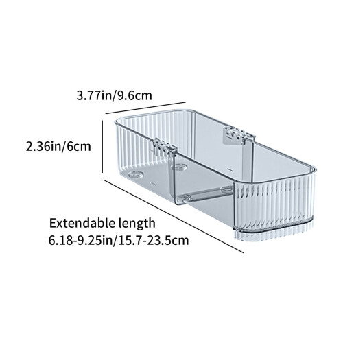 Kitchen Drawer Organizer Plastic Adjustable Dividers 1 Pack 2
