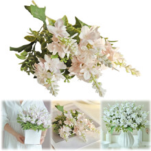 Buquê de orquídeas artificiais para decoração de casa, 32x14cm