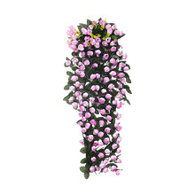 Veggdekorasjon i polyester med kunstig klorofytum, hengende plante, 1 stk.