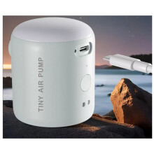 Pompe à Air Électrique pour Camping, Rechargeable par USB, Pompe de Gonflage et de Dégonflage, 2 200 MAh, pour Extérieur