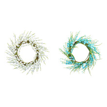 Ghirlanda di fiori artificiali da 16 pollici (2 pezzi)