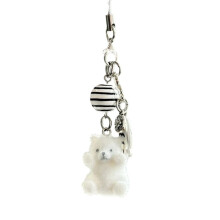 Flocking Cartoon Animal Pattern Phone Straps Cellphone Case Lanyard Bag Decoration Phone Chain Pendant Gift for Girl