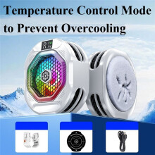 TH12 24W Semiconductor Phone Cooler Magnetic Ice Cooling Strong Chill Clip- Gaming Cooler Temperature Control A