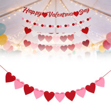 Set di decorazioni a forma di cuore per San Valentino