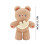 Urso de pelúcia com bolsa de ombro, 40 cm (15,7 polegadas), azul 2