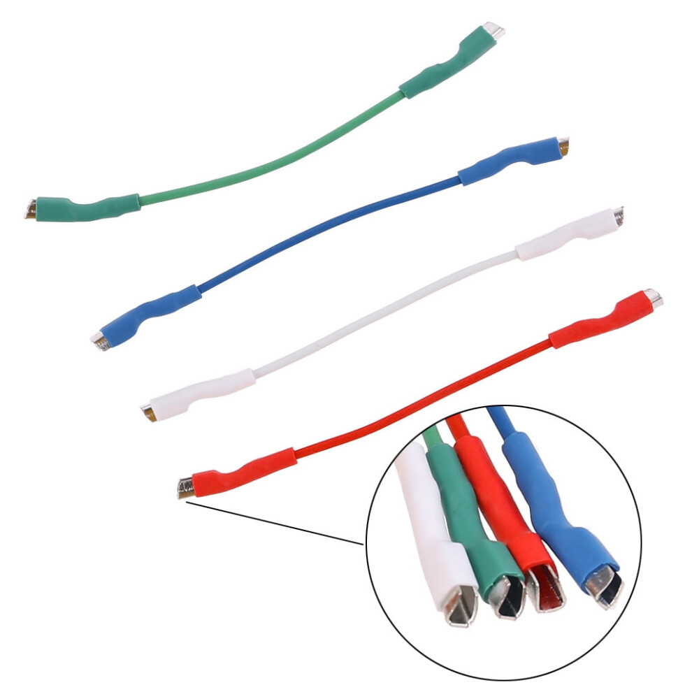 4Pcs Universal Cartridge Phono Cable Leads Header Wires For 1.2-1.3Mm Pins Turntable Phono Headshell Tonearm 9425574116628