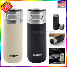 Contigo Luxe termosz, rozsdamentes acél, utazó kávésbögre, meleg/hideg/melegítő, 2 db