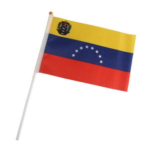 Venezuelas Flagge, handliche Mini-Winkflagge