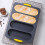 Silikonbrödformset, nonstick, värmebeständigt, 3 delar 1