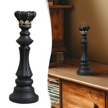 Statue de pièce d'échecs en résine, décoration intérieure, 29,5 x 9 cm