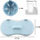 Egg Poacher Microwavable, Egg Steam with Measure Cup Dishwashable, Egg Maker Poached Egg Steamer Kitchen Gadget 5