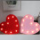 Χαριτωμένο Νυχτερινό Φωτάκι LED με Καρδιά Love Pink ABS1Set Ρομαντική Διακόσμηση Δωματίου 7