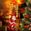 LED Christmas string lights with Santa parachute design 4
