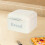 Bread Food Storage Box Storage Container Kitchenware Rustic Snack Container Food White 8