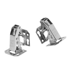 10Pcs Soft Close Kitchen Cupboard Cabinet Wardrobe 90Degree Door Hinges & Screws