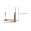 Home Table Mirror Wooden Rotatable Design with Fine Workmanship for Makeup Decor 4