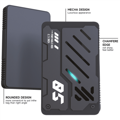 Disco duro externo USB 3.0 de 2,5 pulgadas y 500 GB 1