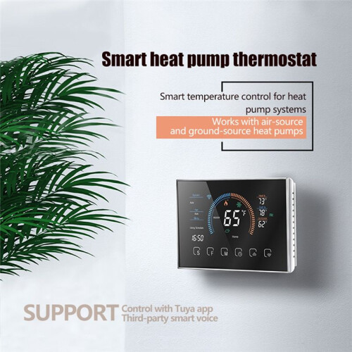 Thermostat for Home, WiFi Programmable Digital Thermostat,  Saving, C-Wire Adapter Included, DIY Install 2