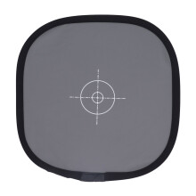 Dual-Sided 30CM Photography Focus Board with 18% Gray Reflector & White Card