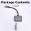 3.5mm Adapter Type-C Universal Unmanned Live Broadcast Room Silent Shielding Noise Plug and 1