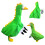 St. Patrick's Day klavergans outfit 23 inch 2