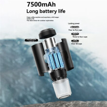 3 in 1 Capsule Coffee Maker with Digital Display Portable Espresso Coffee Machine for Car & Home Camping Coffee Maker