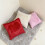 Funda de almohada con forma de corazón, 45x45 cm, suave y afelpada. 5