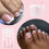 Τετράγωνο μαλακό τζελ για νύχια ποδιών French Tip Pressing 150 τεμάχια 6