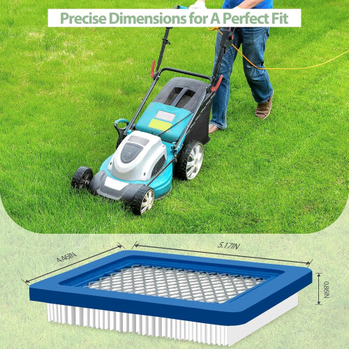 Luftfilter for gressklipper491588S399959Flat filterpatron (5 stk.) 1