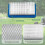 Luftfilter for gressklipper491588S399959Flat filterpatron (5 stk.) 5