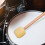 Bass Drum Mallet Felt Head 15 Inch Wood Handle 8