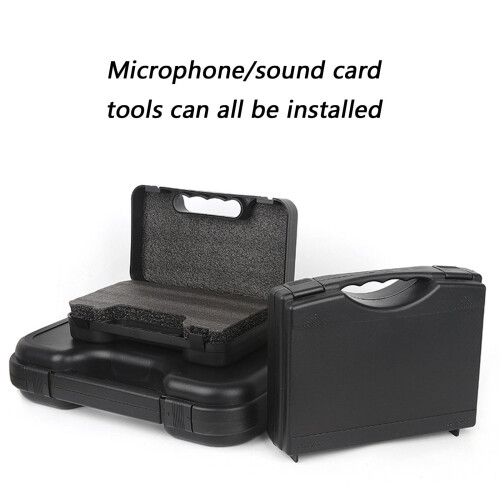 Estojo de plástico para transporte de microfone com ajuste 1
