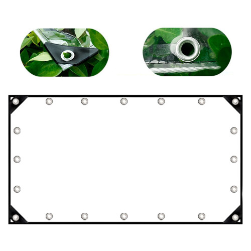 Bâche en vinyle PVC imperméable et résistante aux déchirures, 3 m x 6 m 1