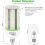 Ampoule LED maïs 30W 5000K E26/E39 4200lm 2